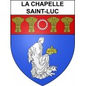 Stickers coat of arms La Chapelle-Saint-Luc adhesive sticker