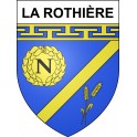 La Rothière 10 ville sticker blason écusson autocollant adhésif