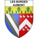 Stickers coat of arms Les Bordes-Aumont adhesive sticker