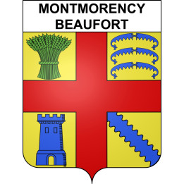 Montmorency-Beaufort Sticker wappen, gelsenkirchen, augsburg, klebender aufkleber