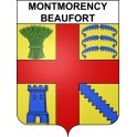 Montmorency-Beaufort 10 ville sticker blason écusson autocollant adhésif