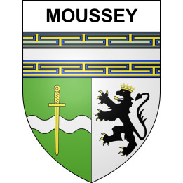 Moussey 10 ville sticker blason écusson autocollant adhésif