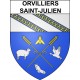Adesivi stemma Orvilliers-Saint-Julien adesivo