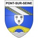 Pont-sur-Seine Sticker wappen, gelsenkirchen, augsburg, klebender aufkleber