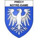 Adesivi stemma Précy-Notre-Dame adesivo