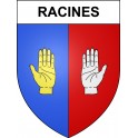 Stickers coat of arms Racines adhesive sticker