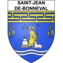 Saint-Jean-de-Bonneval 10 ville sticker blason écusson autocollant adhésif