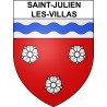 Adesivi stemma Saint-Julien-les-Villas adesivo