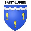 Saint-Lupien 10 ville sticker blason écusson autocollant adhésif