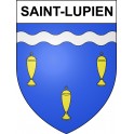 Stickers coat of arms Saint-Lupien adhesive sticker