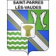 Saint-Parres-lès-Vaudes 10 ville sticker blason écusson autocollant adhésif