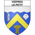 Pegatinas escudo de armas de Viâpres-le-Petit adhesivo de la etiqueta engomada