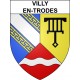 Villy-en-Trodes 10 ville sticker blason écusson autocollant adhésif