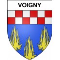 Pegatinas escudo de armas de Voigny adhesivo de la etiqueta engomada