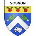 Stickers coat of arms Vosnon adhesive sticker