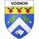 Vosnon Sticker wappen, gelsenkirchen, augsburg, klebender aufkleber