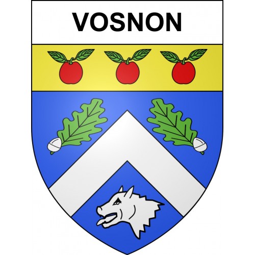Vosnon Sticker wappen, gelsenkirchen, augsburg, klebender aufkleber