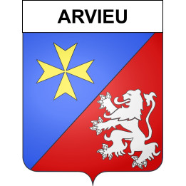 Arvieu Sticker wappen, gelsenkirchen, augsburg, klebender aufkleber