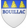 Bouillac 12 ville sticker blason écusson autocollant adhésif