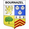 Bournazel Sticker wappen, gelsenkirchen, augsburg, klebender aufkleber