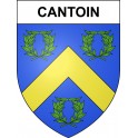 Adesivi stemma Cantoin adesivo