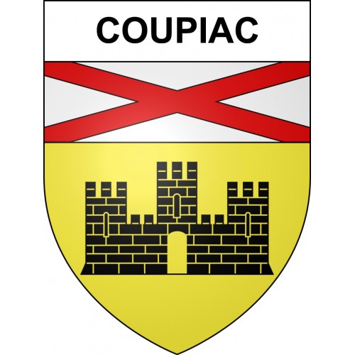 Adesivi stemma Coupiac adesivo