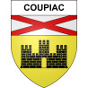 Coupiac Sticker wappen, gelsenkirchen, augsburg, klebender aufkleber
