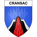 Stickers coat of arms Cransac adhesive sticker