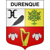 Stickers coat of arms Durenque adhesive sticker