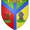 Espeyrac 12 ville sticker blason écusson autocollant adhésif