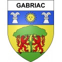 Adesivi stemma Gabriac adesivo