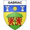 Stickers coat of arms Gabriac adhesive sticker
