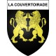 La Couvertoirade 12 ville sticker blason écusson autocollant adhésif