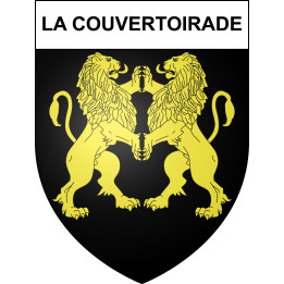 La Couvertoirade 12 ville sticker blason écusson autocollant adhésif