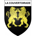 Stickers coat of arms La Couvertoirade adhesive sticker