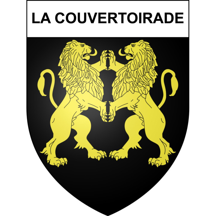 La Couvertoirade Sticker wappen, gelsenkirchen, augsburg, klebender aufkleber