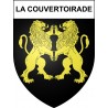 La Couvertoirade Sticker wappen, gelsenkirchen, augsburg, klebender aufkleber