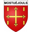 Mostuéjouls 12 ville sticker blason écusson autocollant adhésif