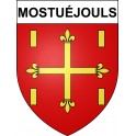 Stickers coat of arms Mostuéjouls adhesive sticker