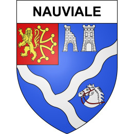 Stickers coat of arms Nauviale adhesive sticker