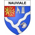 Stickers coat of arms Nauviale adhesive sticker