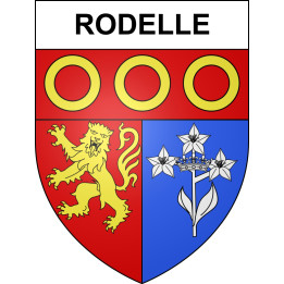 Stickers coat of arms Rodelle adhesive sticker