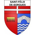 Stickers coat of arms Saint-Félix-de-Sorgues adhesive sticker