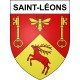 Saint-Léons 12 ville sticker blason écusson autocollant adhésif