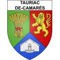 Tauriac-de-Camarès 12 ville sticker blason écusson autocollant adhésif
