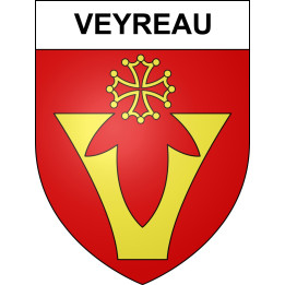 Stickers coat of arms Veyreau adhesive sticker