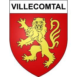 Villecomtal Sticker wappen, gelsenkirchen, augsburg, klebender aufkleber