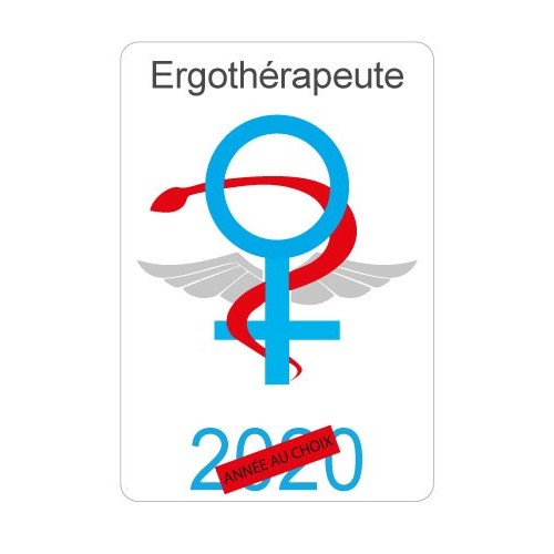 Caduceus pflegeassistentin sticker aufkleber