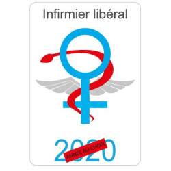 Caduceo di sanità Aiutante sticker adesivo