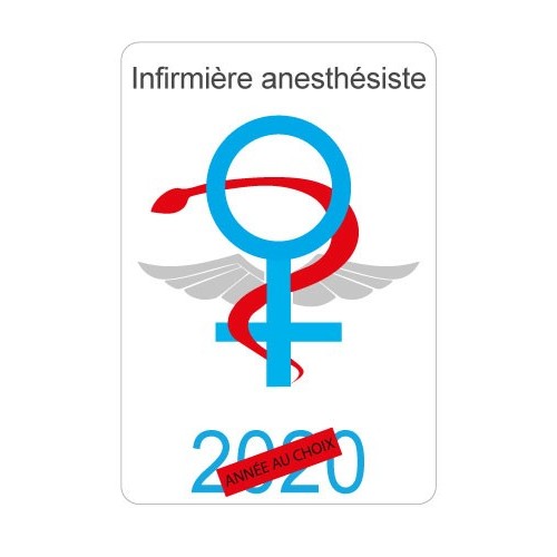 Caduceus health Care Aide sticker sticker